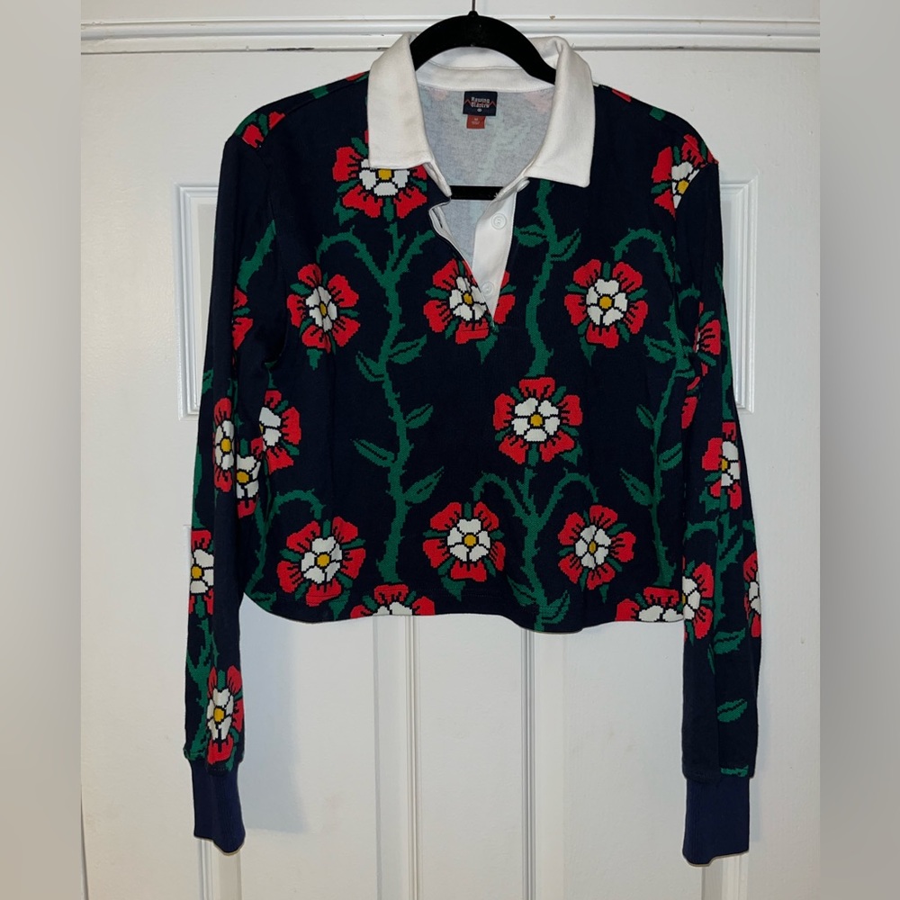 Women’s Rowing Blazers crop-top rugby jersey